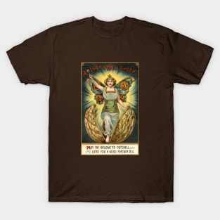 Magical Walnut Fairy Brings Good Luck in Autumn T-Shirt